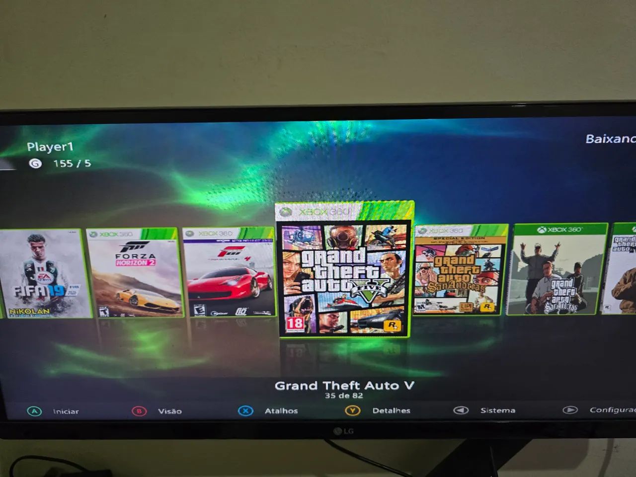 Xbox 360 slim rgh 1tb 80 jogos - Foto 2