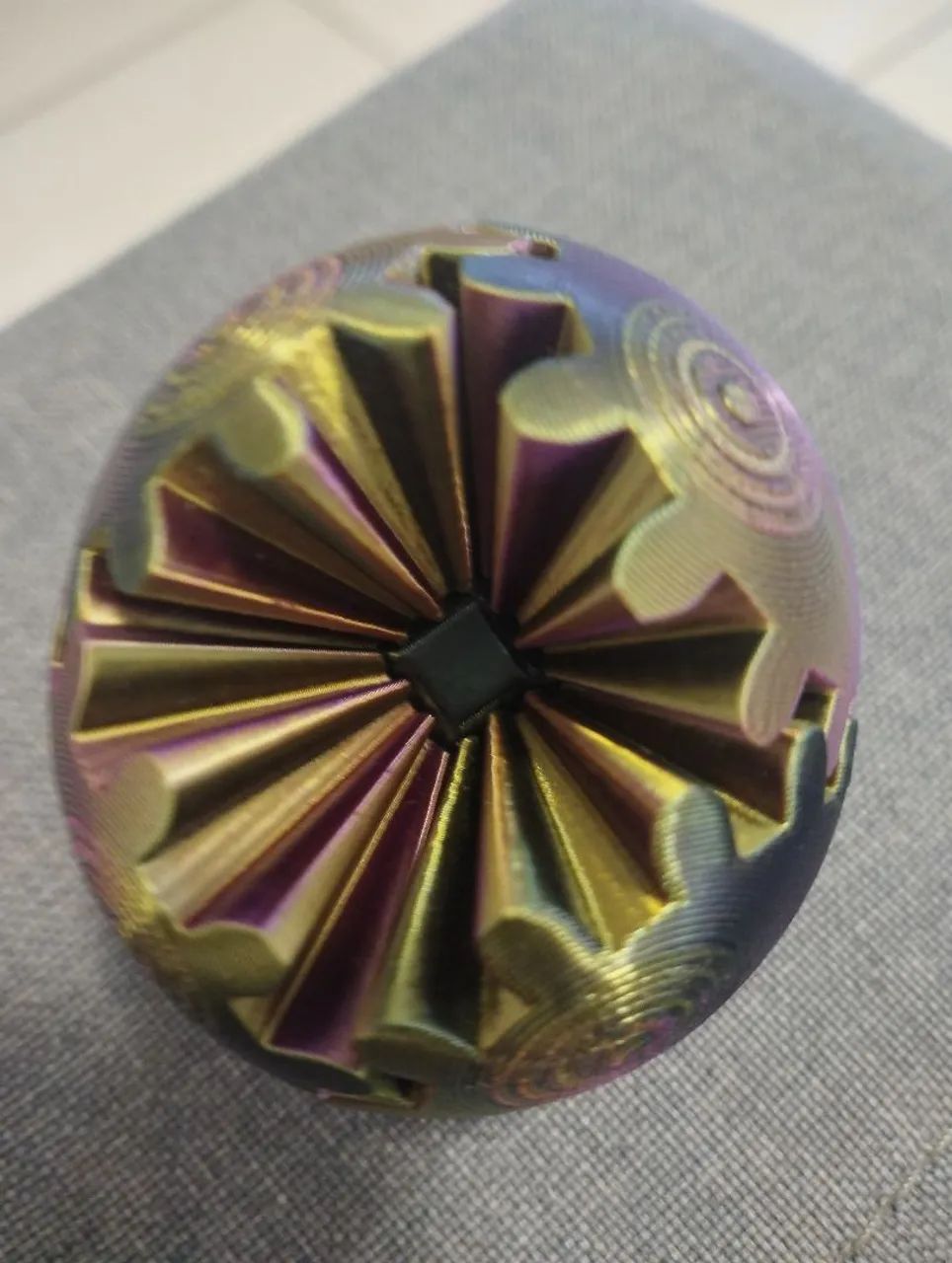 Cubo mágico de engrenagem 3D