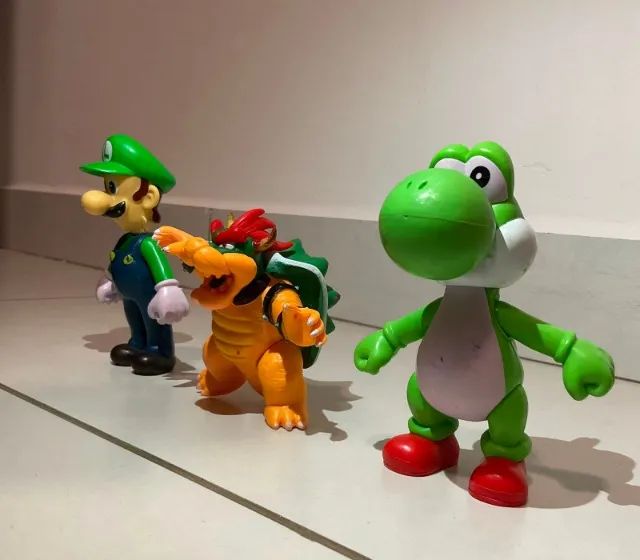 Kit 3 Bonecos Super Mario - Foto 2