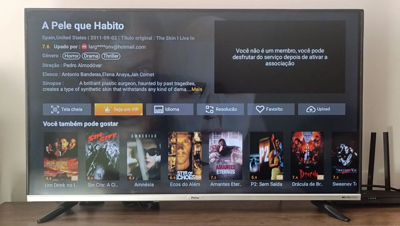 Somente venda smart TV Android 40 polegadas Philco - Foto 3