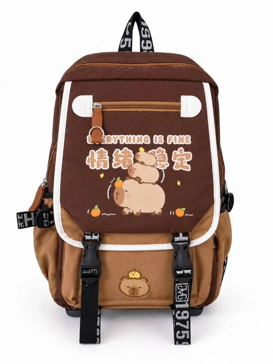 Mochila de Capivara + Estojo