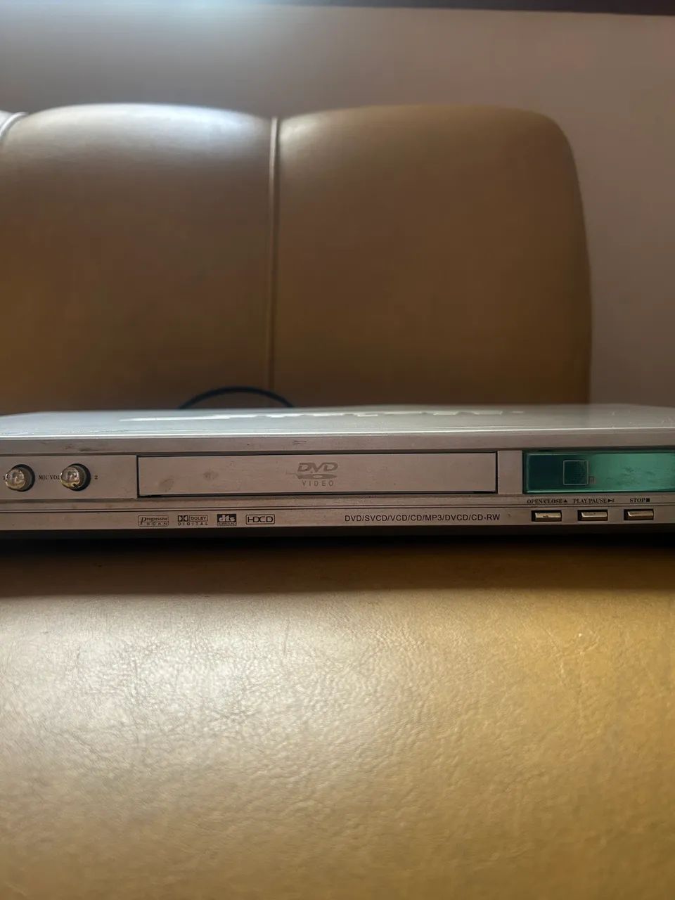 Leitor de DVD Spaltec - Funcionando