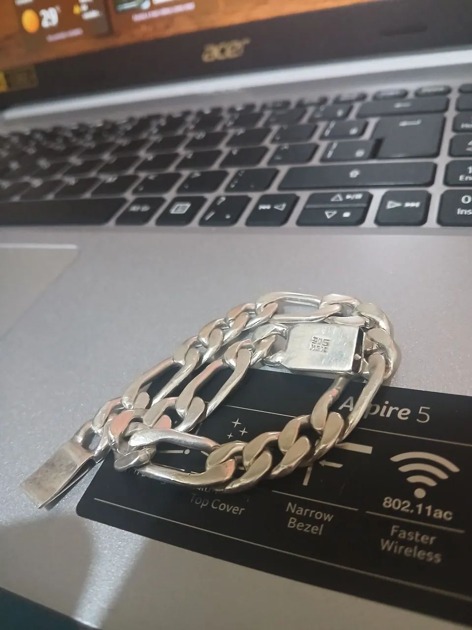 Pulseira de prata  - Foto 2