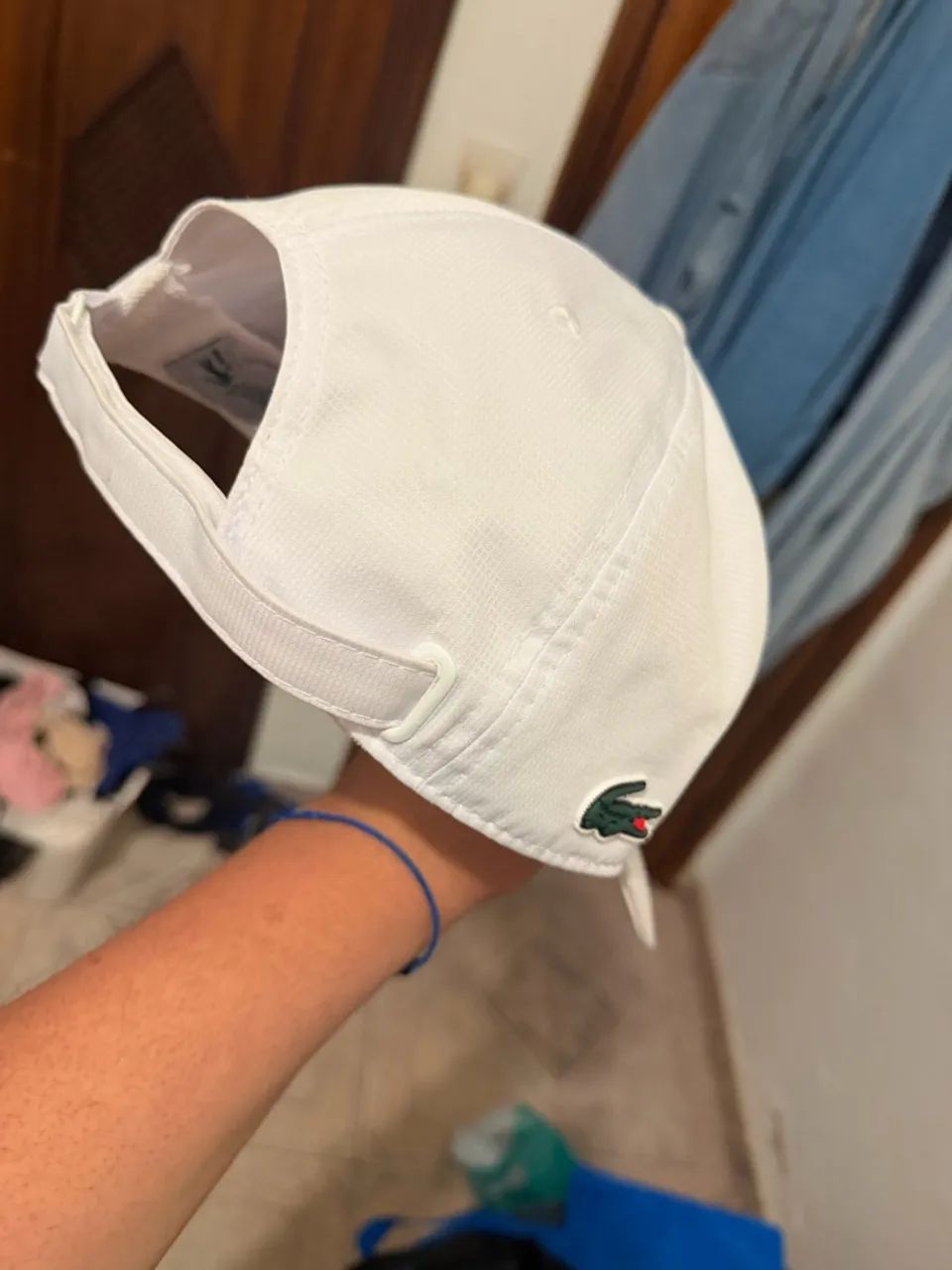Boné Lacoste Sport branco 