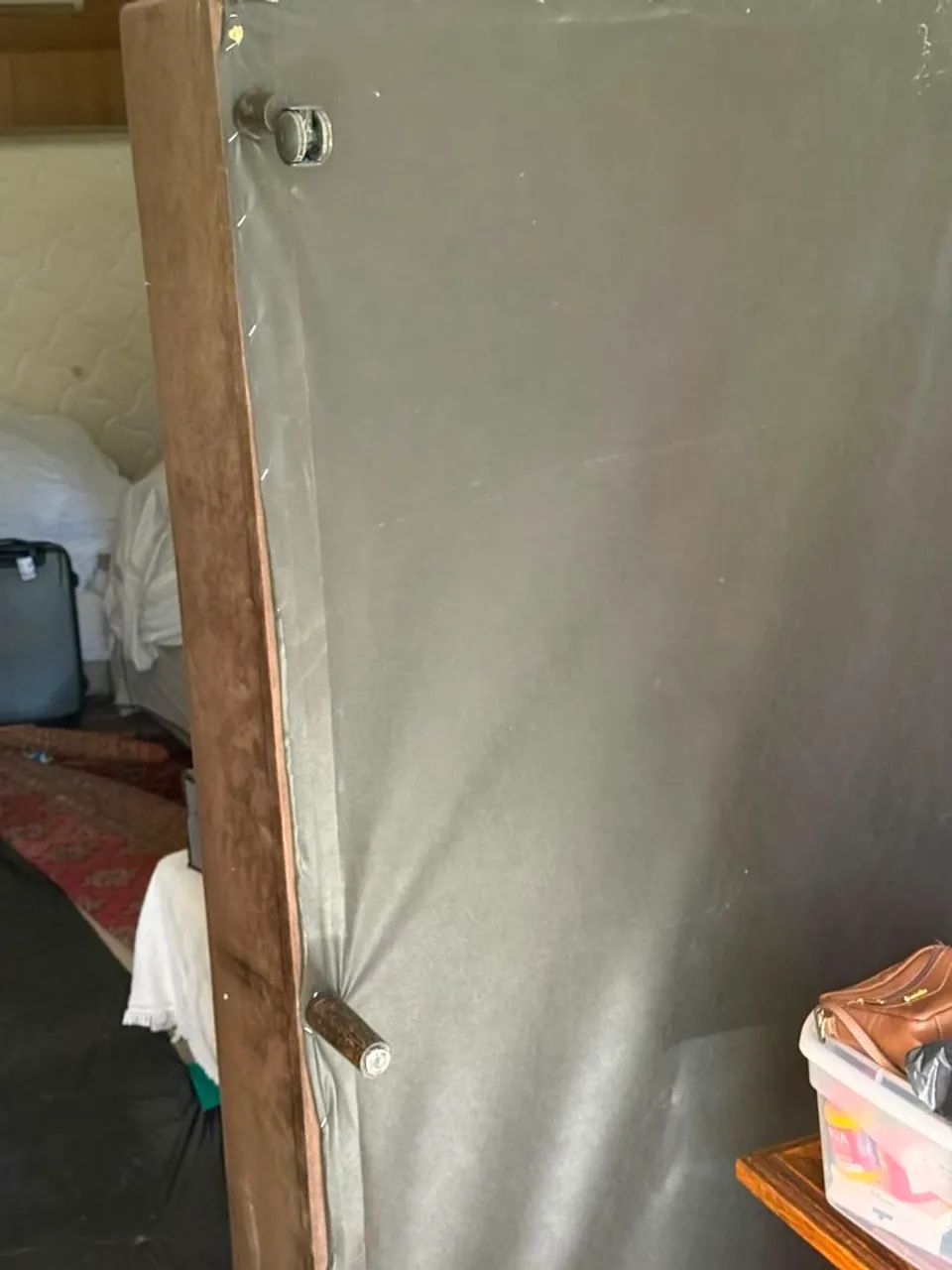 Cama Box King, muito conservada e reforçada. - Foto 3