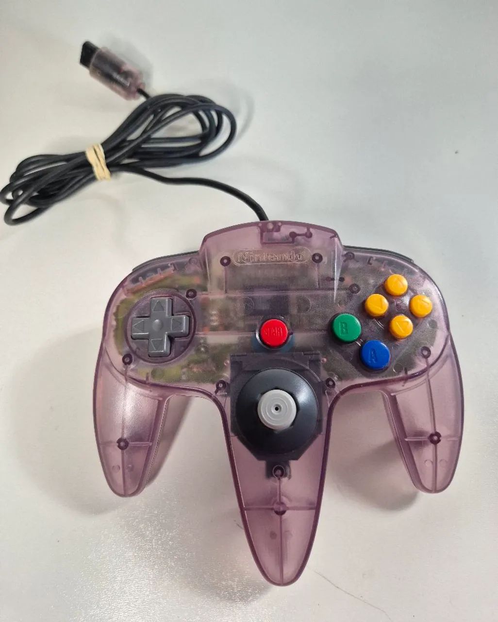 Nintendo 64 Jabuticaba com controle Atomic Purple e caixa em MDF - Foto 3