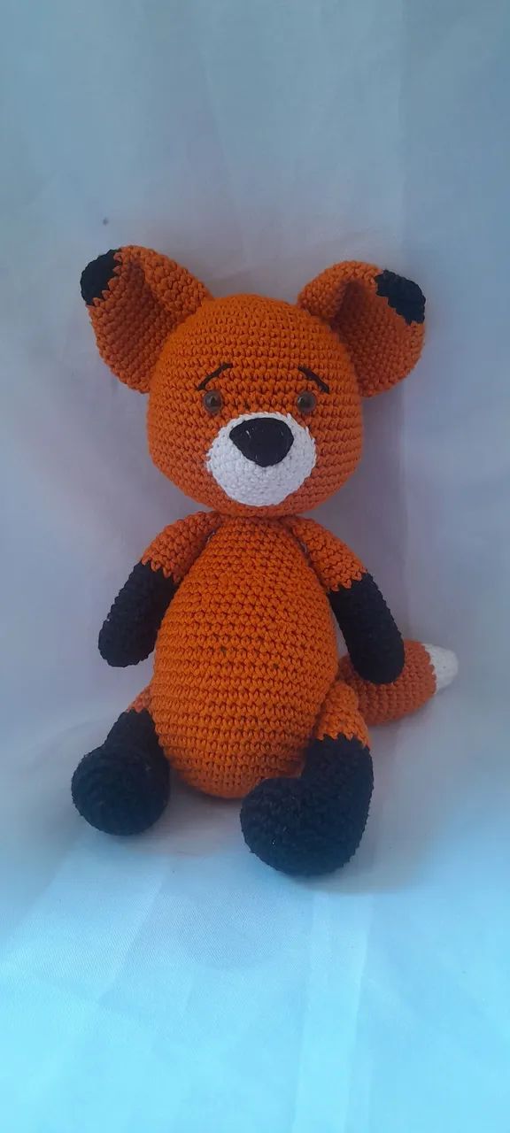 Raposa em Crochê amigurumi  - Foto 2