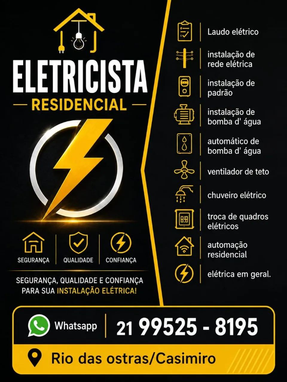 Eletricista residencial