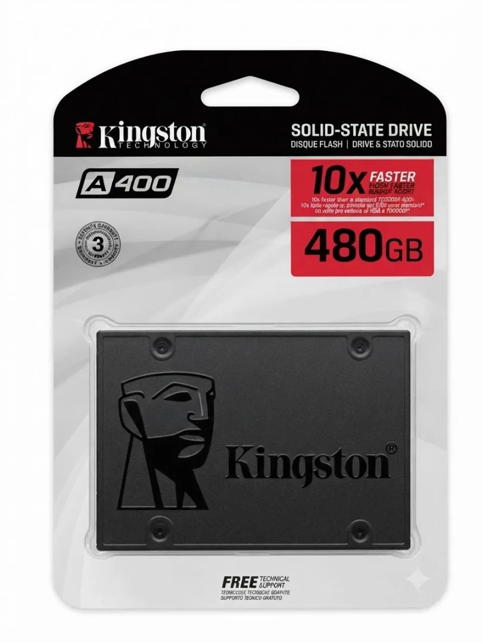 SSD Kingston 480 GB, 10x novo