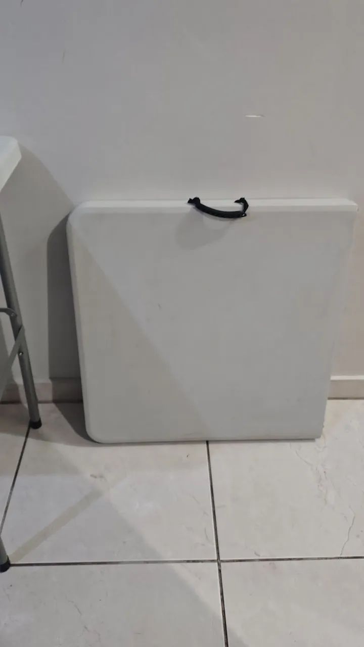 Mesa Dobrável Retangular 122x74cm - Marca Bianchini - Foto 5