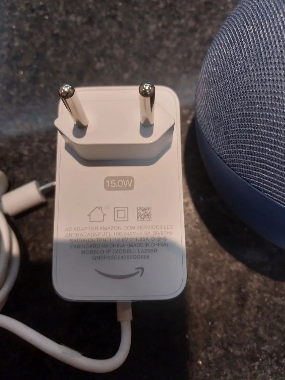 Amazon Alexa Echo Dot 5ª Geração Azul-Marinho 15W Wi-Fi Bluetooth - Foto 3