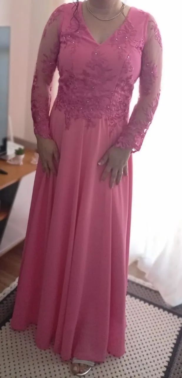 Vestido Madrinha - Rosa - Foto 3