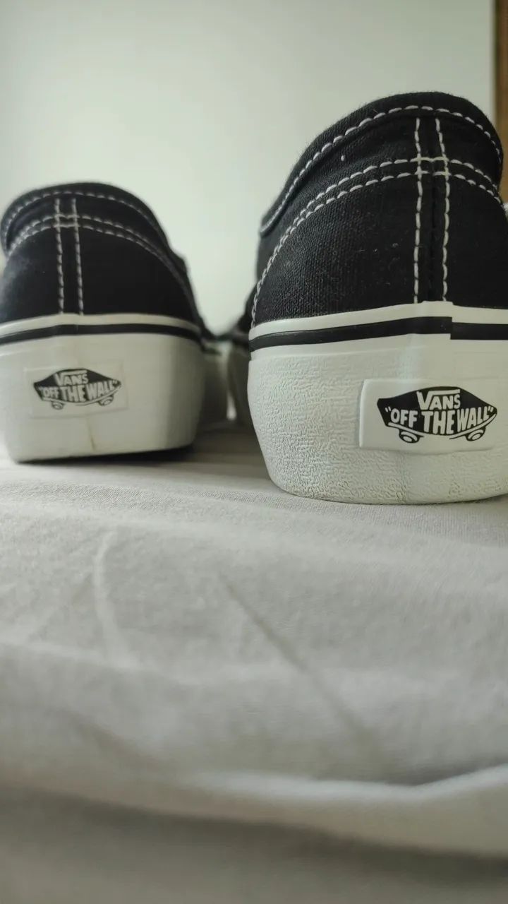 Tenis Vans Authentic Black 35 - Foto 5