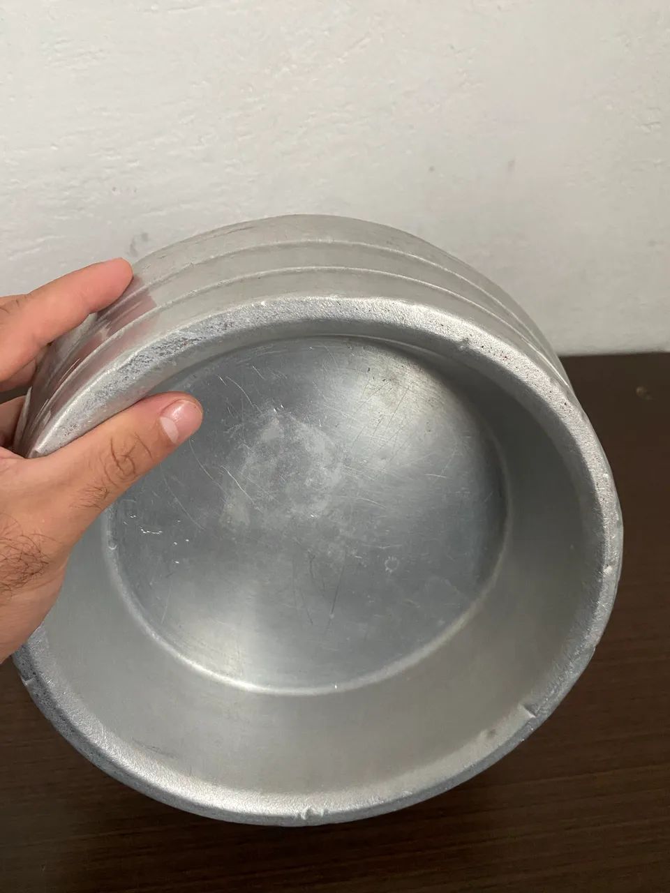 Comedouro pesado de alumínio grande para cães  - Foto 2