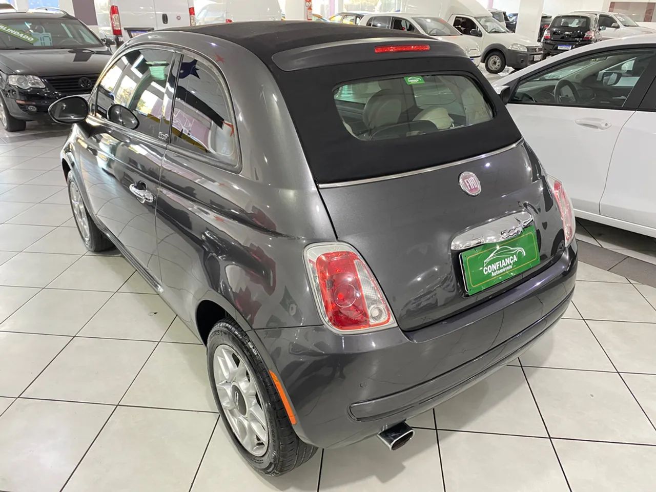 Fiat 500 Cabrio Dualogic Flex 1.4 8V 2014 - Foto 2