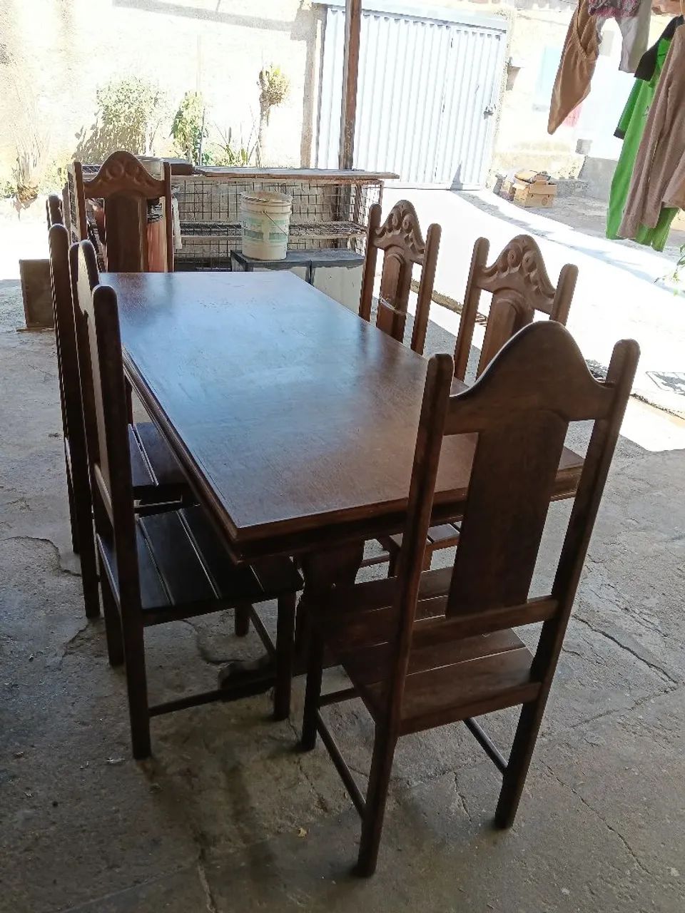 Mesa com 6 cadeiras (Sucupira) - Foto 2