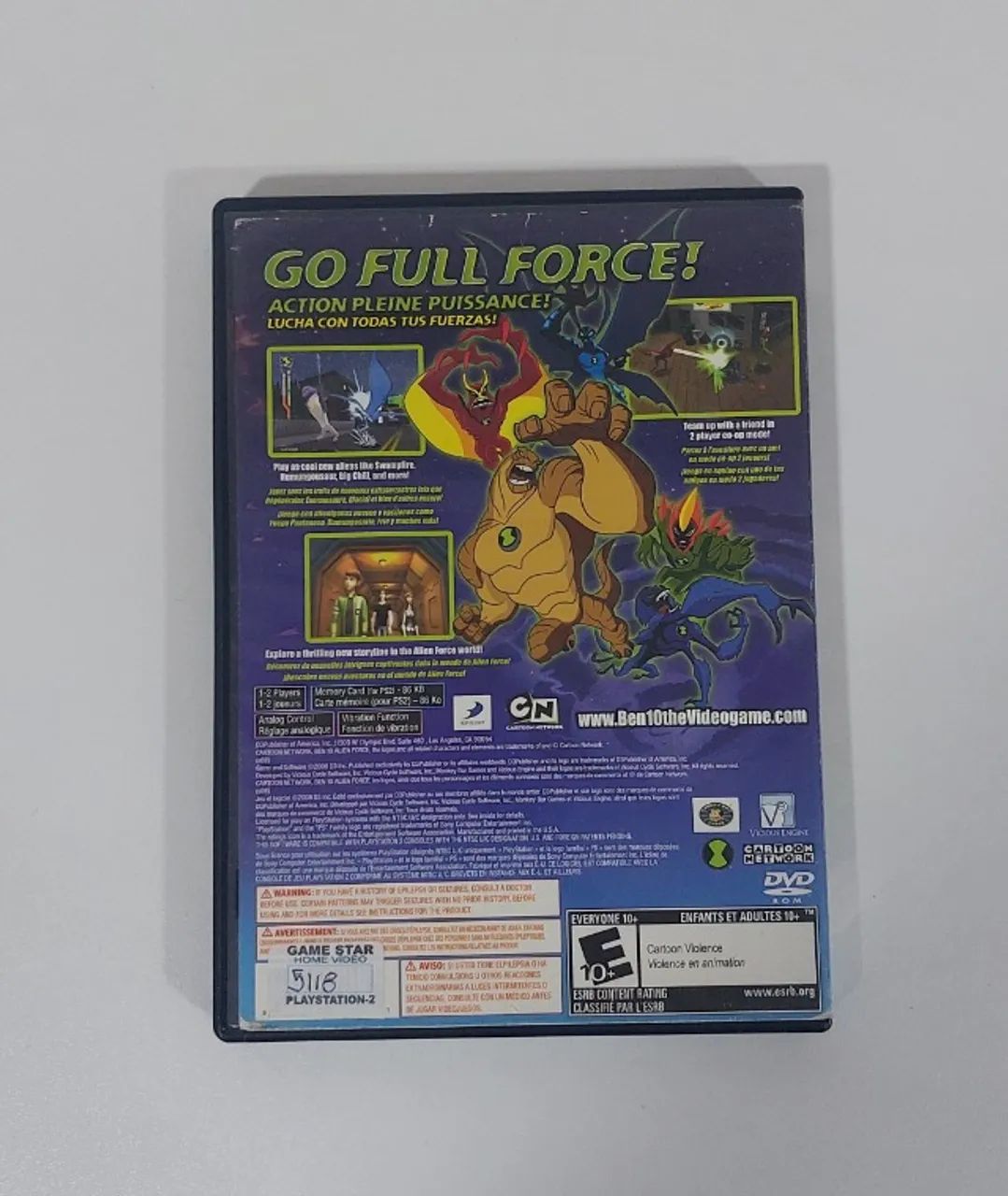 Ben 10 Alien Force - PS2 Original - Foto 3