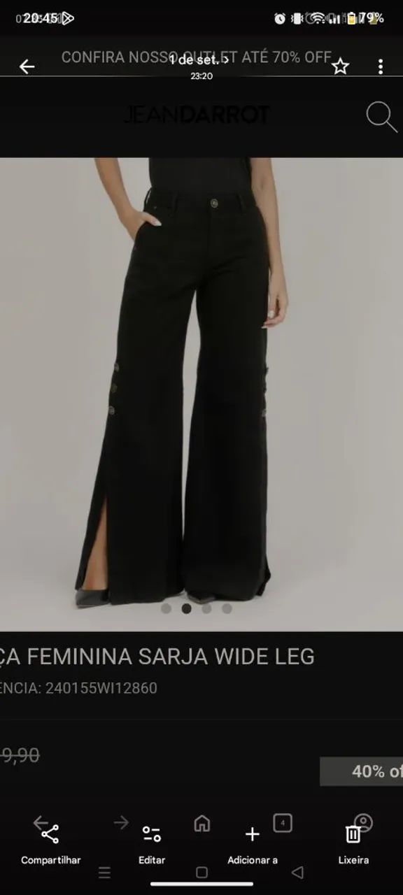 Calça jeans - Jean Darrot