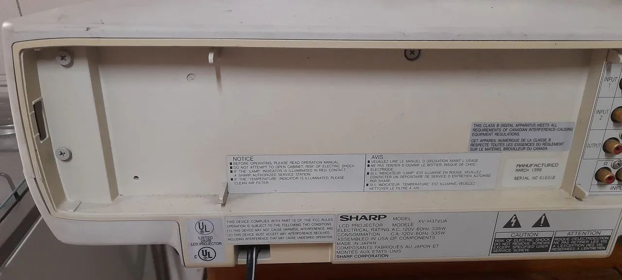 Projetor Sharp Liquid Cristal  H37VUA - Foto 5