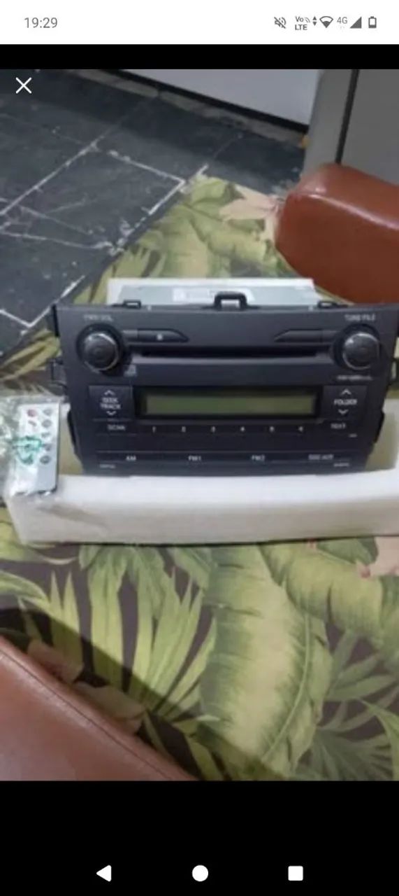 Rádio CD Toyota Corolla 2012