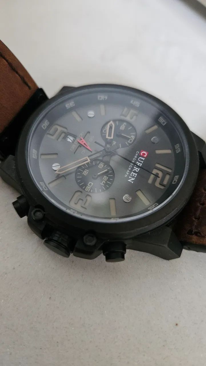 Relogio pulseira couro  - Foto 2