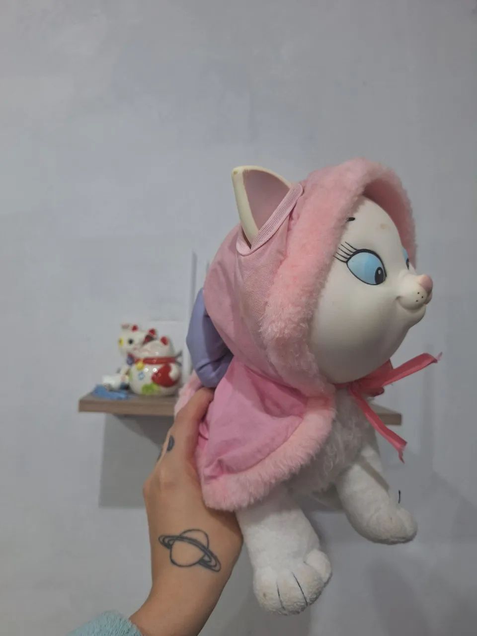 Boneca gata Marie Disney Aristogatas em pelúcia  - Foto 2