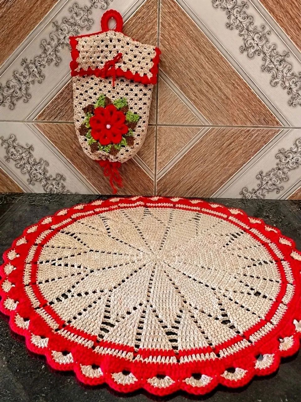 Kit de crochê para cozinha - Foto 3