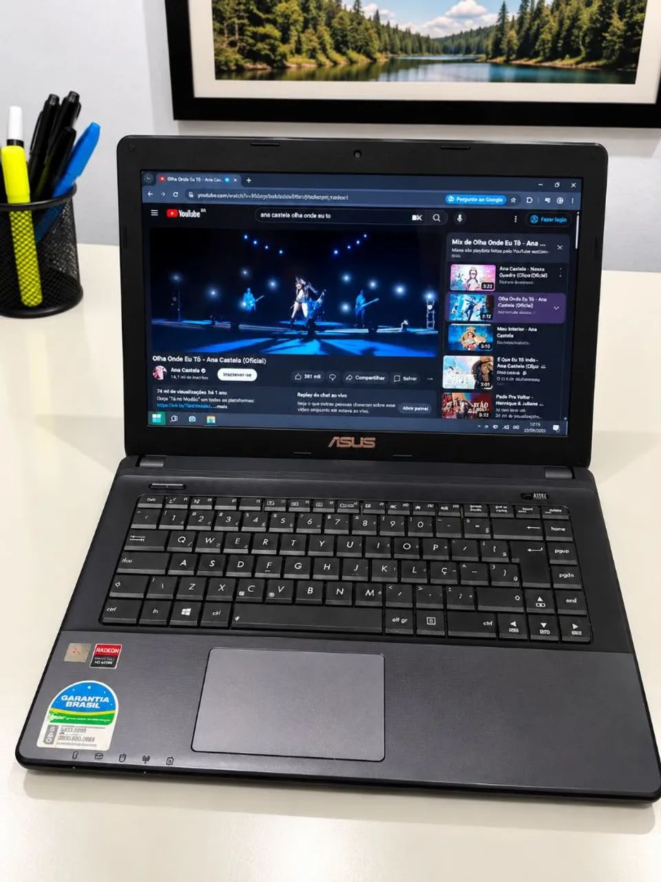 Notebook Asus bateria boa / 500 gb / 