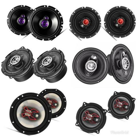 Par de Triaxial auto falante universal de 5 ou 6 polegadas novo 1 ano de garantia