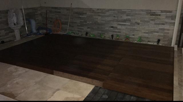Vendo ou troco deck de madeira - Foto 2