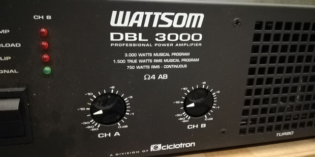 Amplificador De Potencia Wattsom Dbl 3000 Audio Tv Video E Fotografia Piqueri Sao Paulo 780295083 Olx