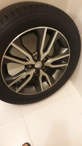 1 Roda nova/zero original da Creta com 1 pneu - Foto 3