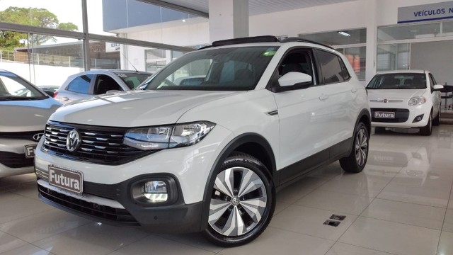 T-CROSS CONFORTILINE 1.0 TSI AUT  COURO E TETO  TOP BAIXA KM