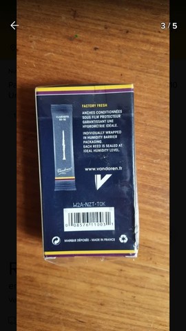 Palhetas de Sax e clarineta vandoren - Foto 4