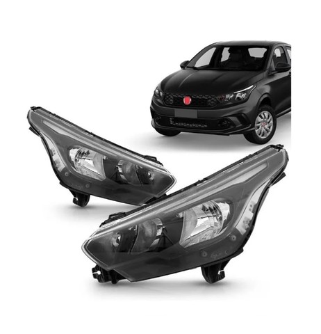 Farol Principal Fiat Argo/Cronos C/ Led Manual Ano: 2017 até 2021