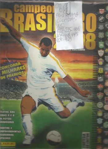 albuns incompletos brasileiros 2012/2008 A PARTIR 50.00