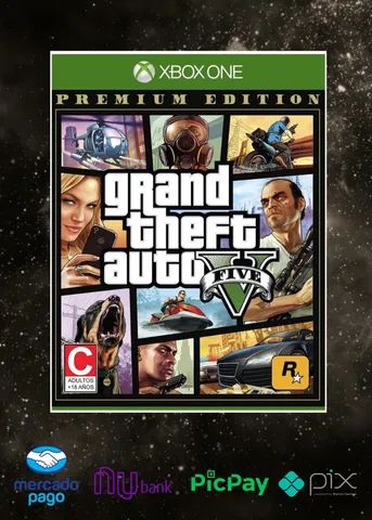 Gta V-grand Theft Auto V Edição Pemium Código 25 Dígitos One