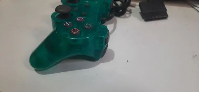 Controle Ps2 Esmerald Green  - Foto 5