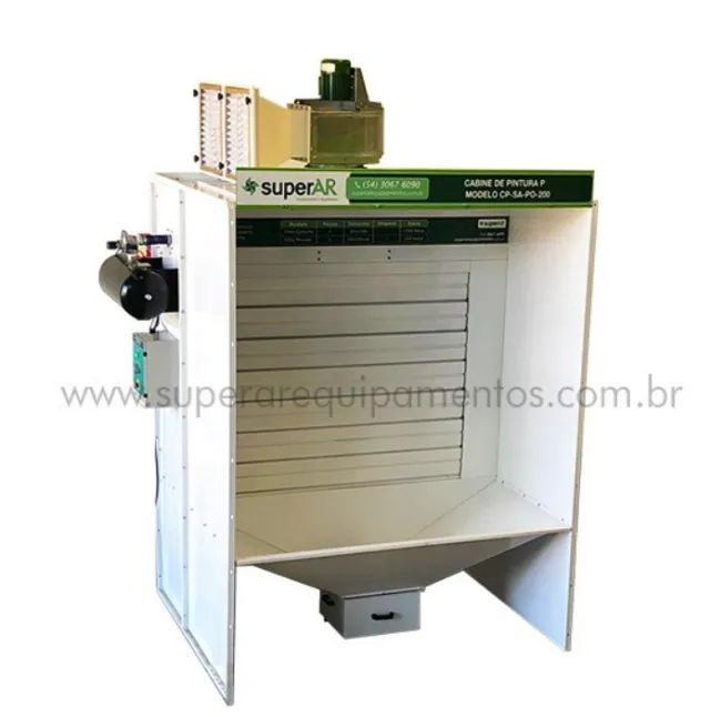 Baixei pra vender hoje Cabine de pintura industrial e pistola para pintura eletrostática - Foto 4