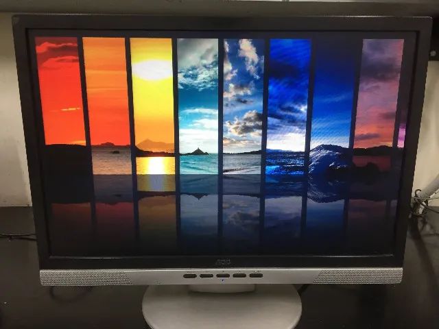 Monitor 19 polegadas AOC 912VWA Alto-falantes embutidos