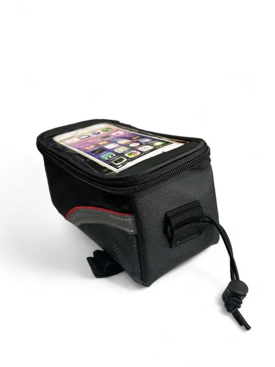 Suporte Com Bolsa Para Celular Bike  - Foto 2