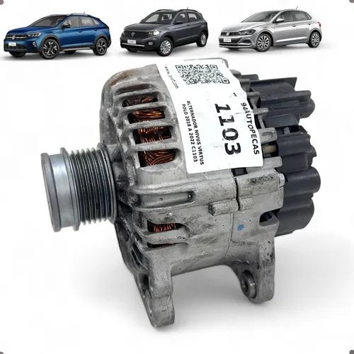 Alternador Polo Nivus Virtus Tcross 1.0 1.4 2018 A 2023 