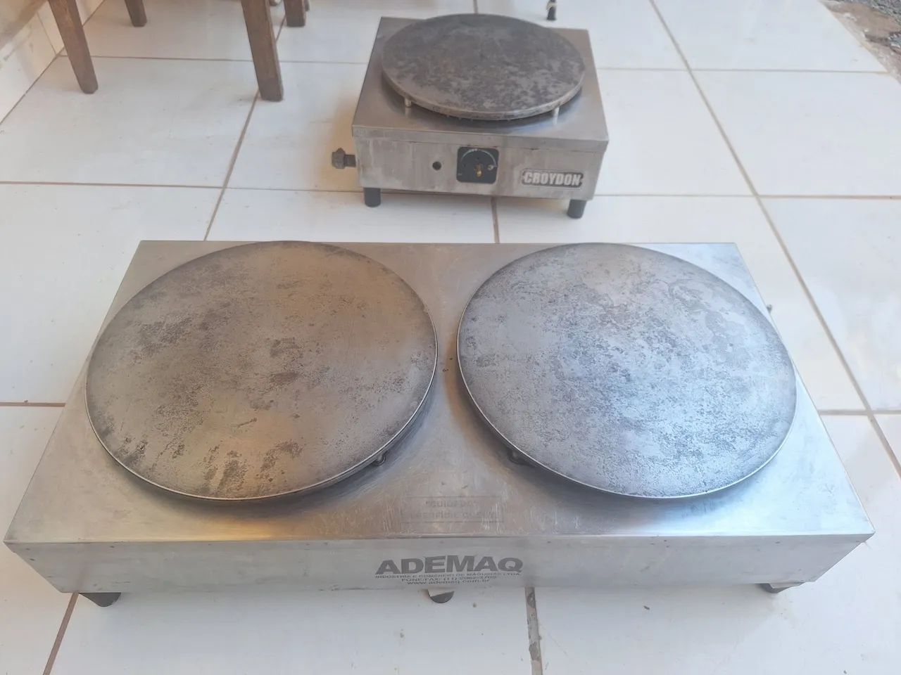 Chapa para Crepe Dupla Ademoa - Foto 2