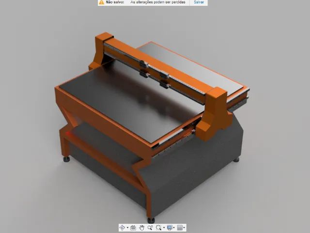 CNC router para montagem