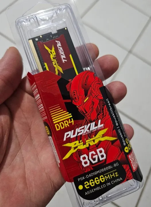 Memória RAM DDR4 8GB PC ou notebook (Novas) Não faço entregas