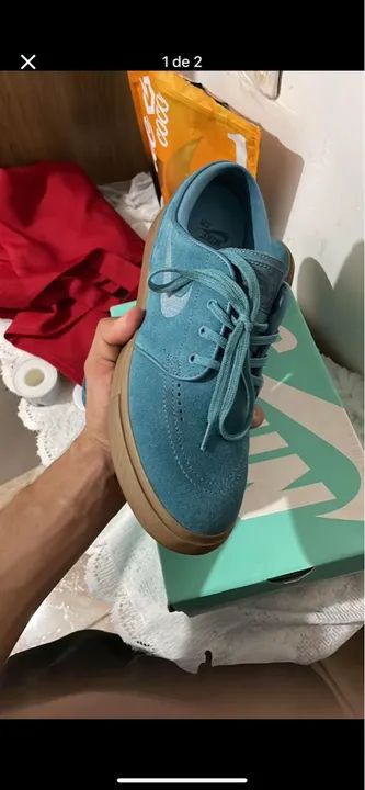 Tenis Nike janoski Azul agua 09 10 Calcados Vila Taquarussu Campo Grande 1350451672 OLX