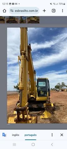 Escavadeira komatsu PC138... para peças - Foto 2