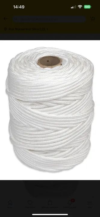 Corda seda polipropileno branca
