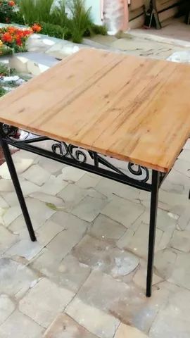 Mesa Quadrada Rococó 70x70cm - Foto 2