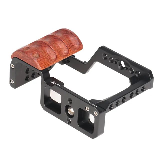 Cage Gaiola Protetora Top Hand Grip Para Sony Zv-e10 - Foto 2
